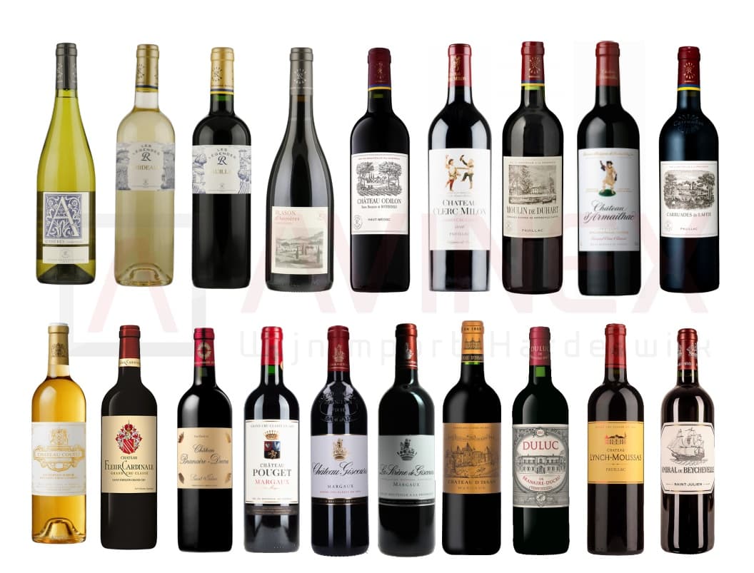 Château Lafite en andere premium Bordeaux wijnen
