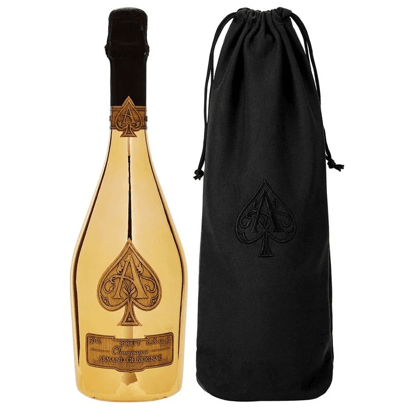 Armand de Brignac Ace of Spades Brut Gold + Velvet Bag