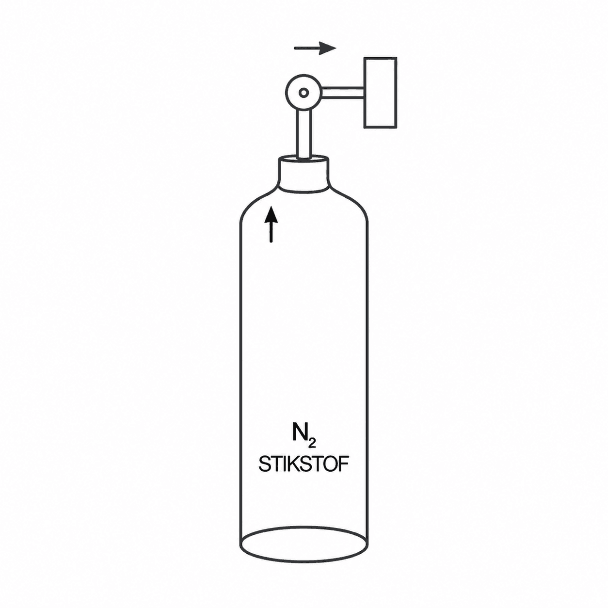 Stikstof NL- 13 Liter – 2,6 m³