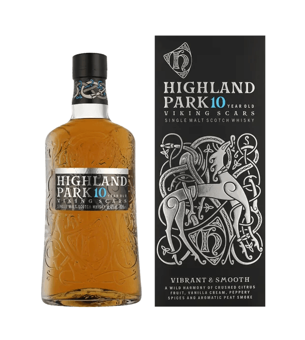 Highland Park 10 Years Viking Scars + GB 0,70 liter