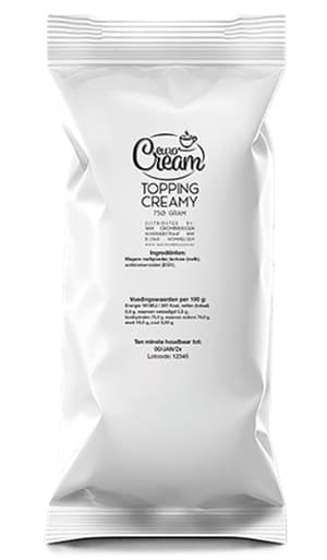Euro Cream Creamy Melk Topping 750 gram