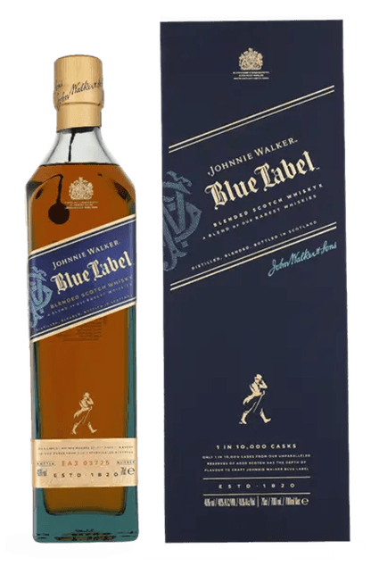 Johnnie Walker Blue Label + GB 0.70 liter