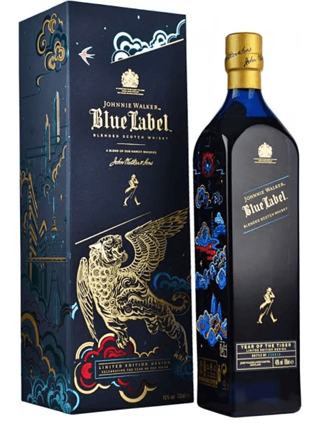 Johnnie Walker Blue Label Year Of The Tiger 2022 0.70 liter